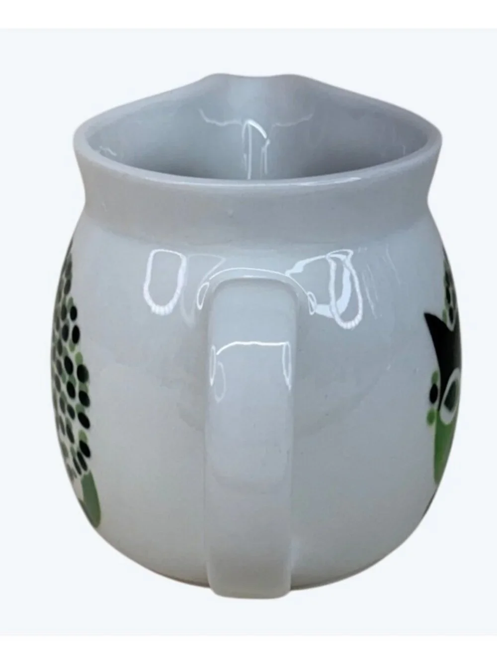 Arabia Finland Green Spotted Kissa Cat Kaj Franck Gunvor Olin Gronqvist Pitcher